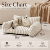 Cozy Corduroy Cat Sofa Bed